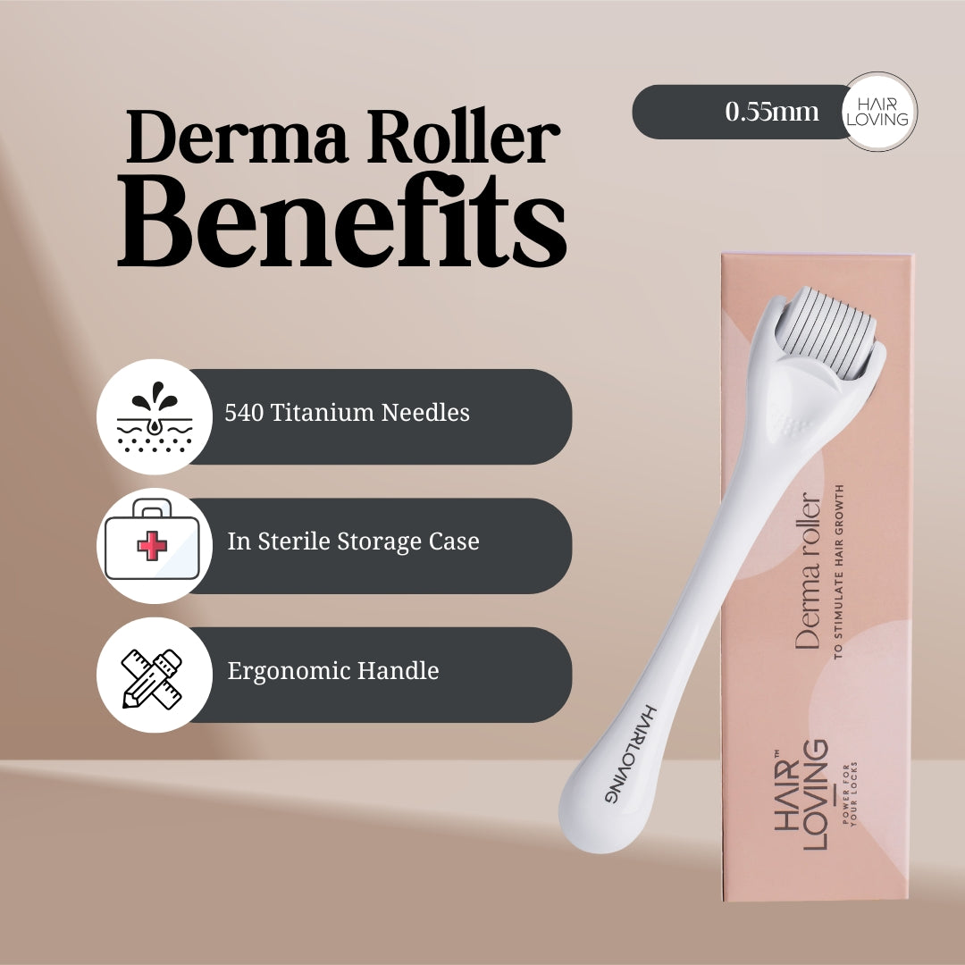Beauty Renewal Hair Conditioning Bundle for Hair Growth – Rosemary-Infused Hair Growth Oil & Derma Roller