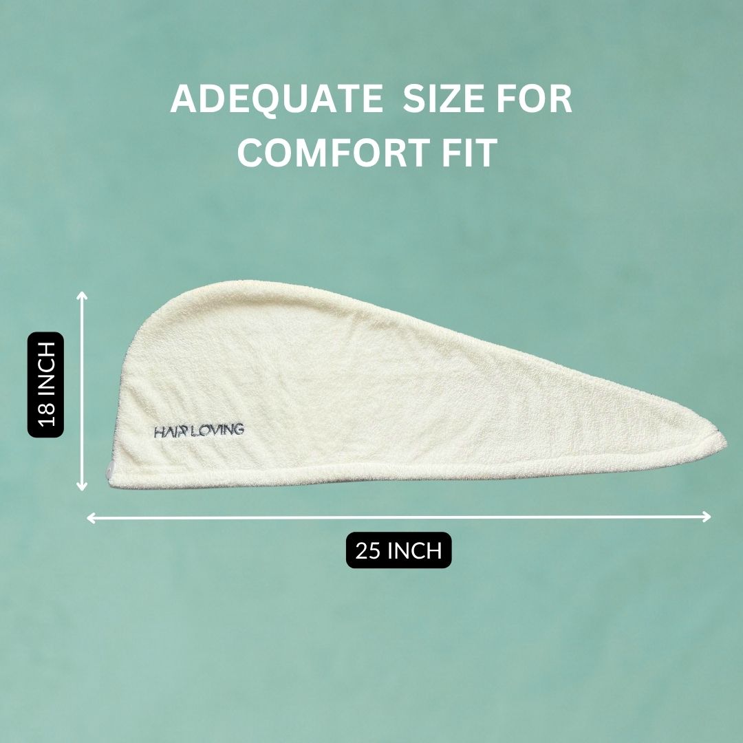Luxury Hair Towel Wrap | Cotton Hair Towel For Women