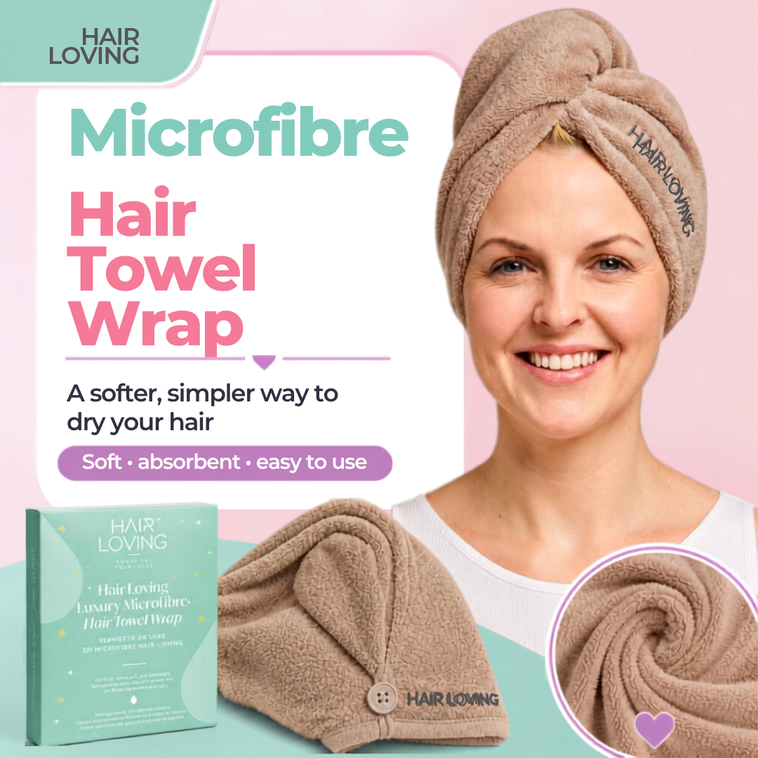 Luxury Hair Towel Wrap | Super Absorbent Microfiber Dryer
