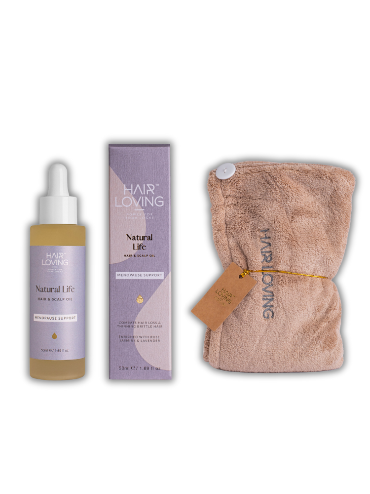 Natural Life Menopause Support Hair Rescue Kit | Menopause Kit for Women | Haircare for Menopause