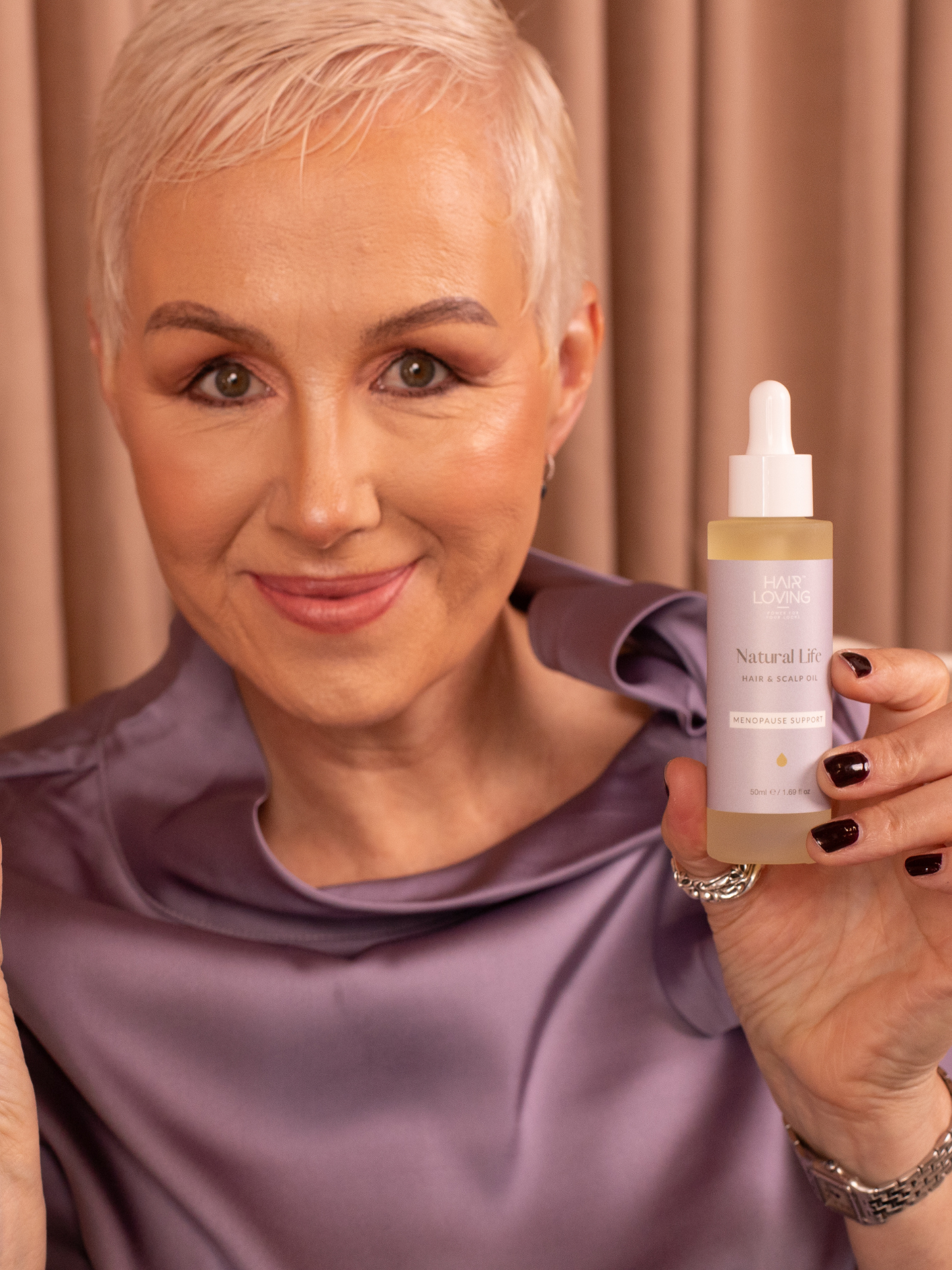 menopause natural life hair and scalp oil