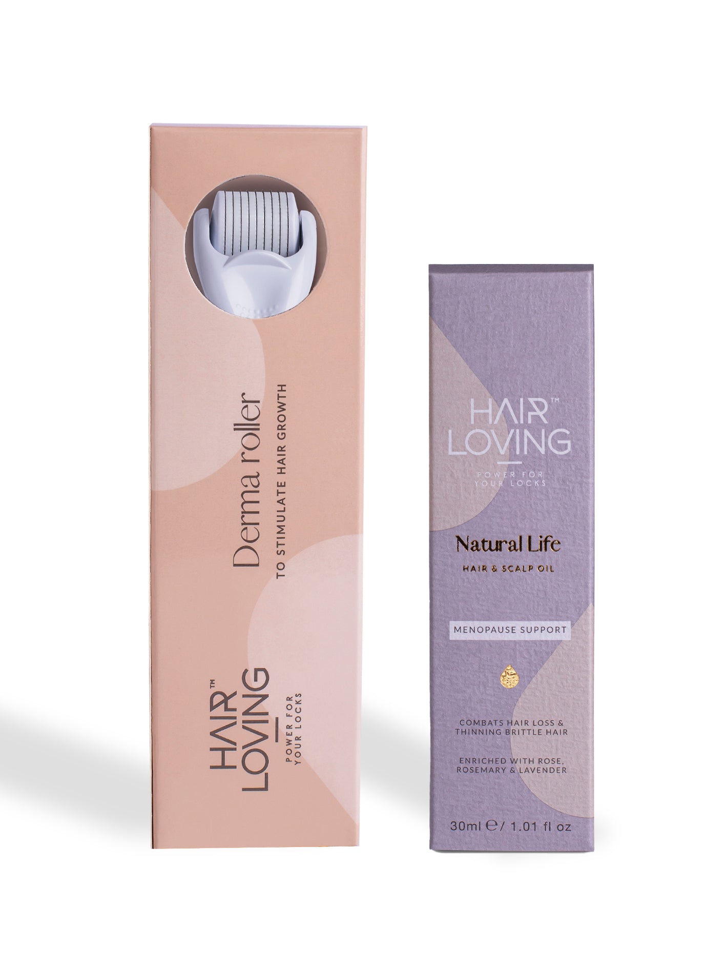 natural life hair regrowth bundle for menopause hair treatment