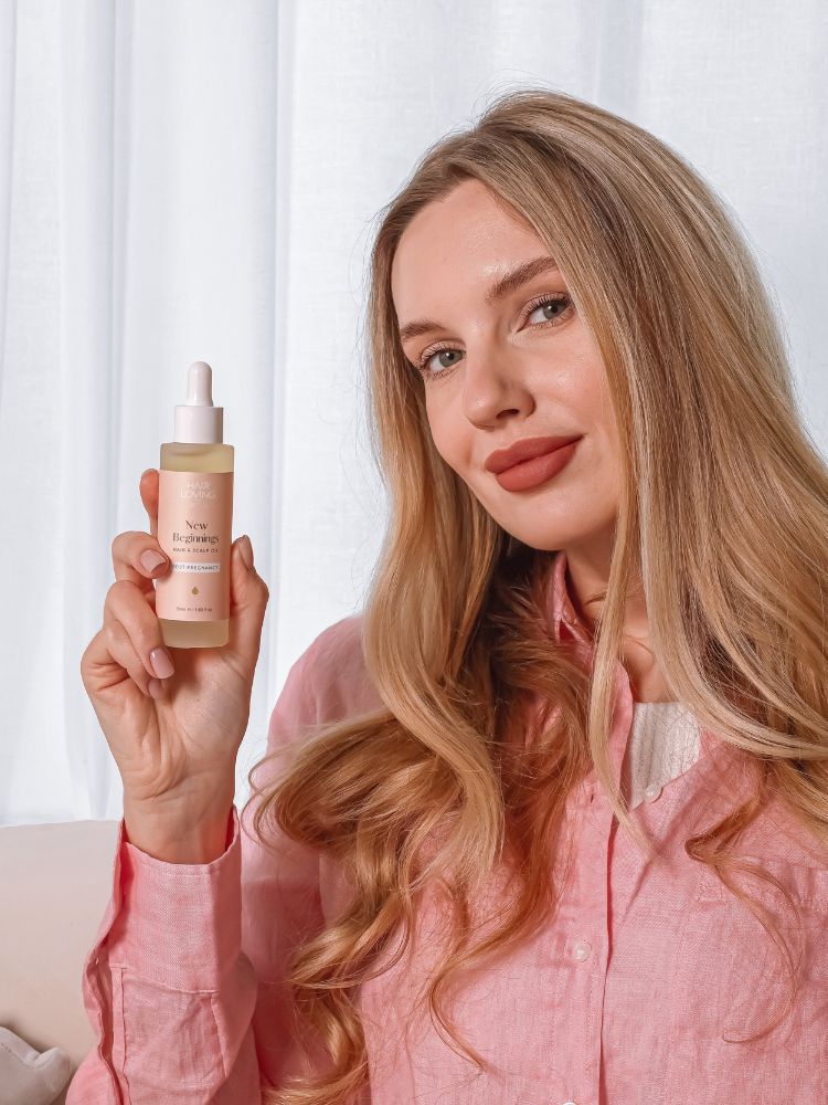new beginning best hair oil after pregnancy