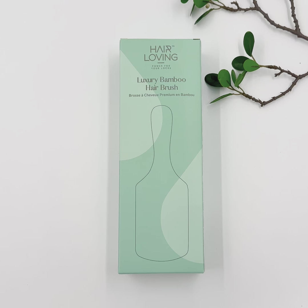 Hair Loving Wooden Paddle Brush – Anti-Breakage Detangling & Gentle Scalp Massage for All Hair Types