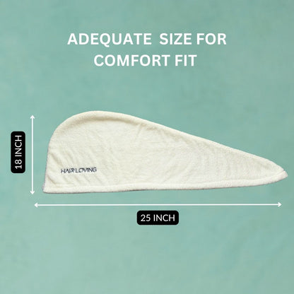 Luxury Hair Towel Wrap | Cotton Hair Towel For Women