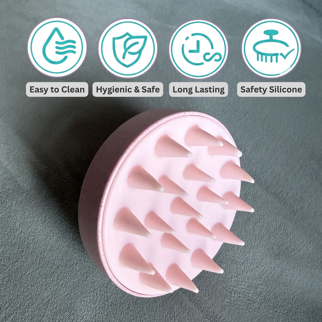 Soft Eco Scalp Massager | Scalp Massager for Hair Growth | Gentle Brush to Boost Circulation &amp; Regrowth