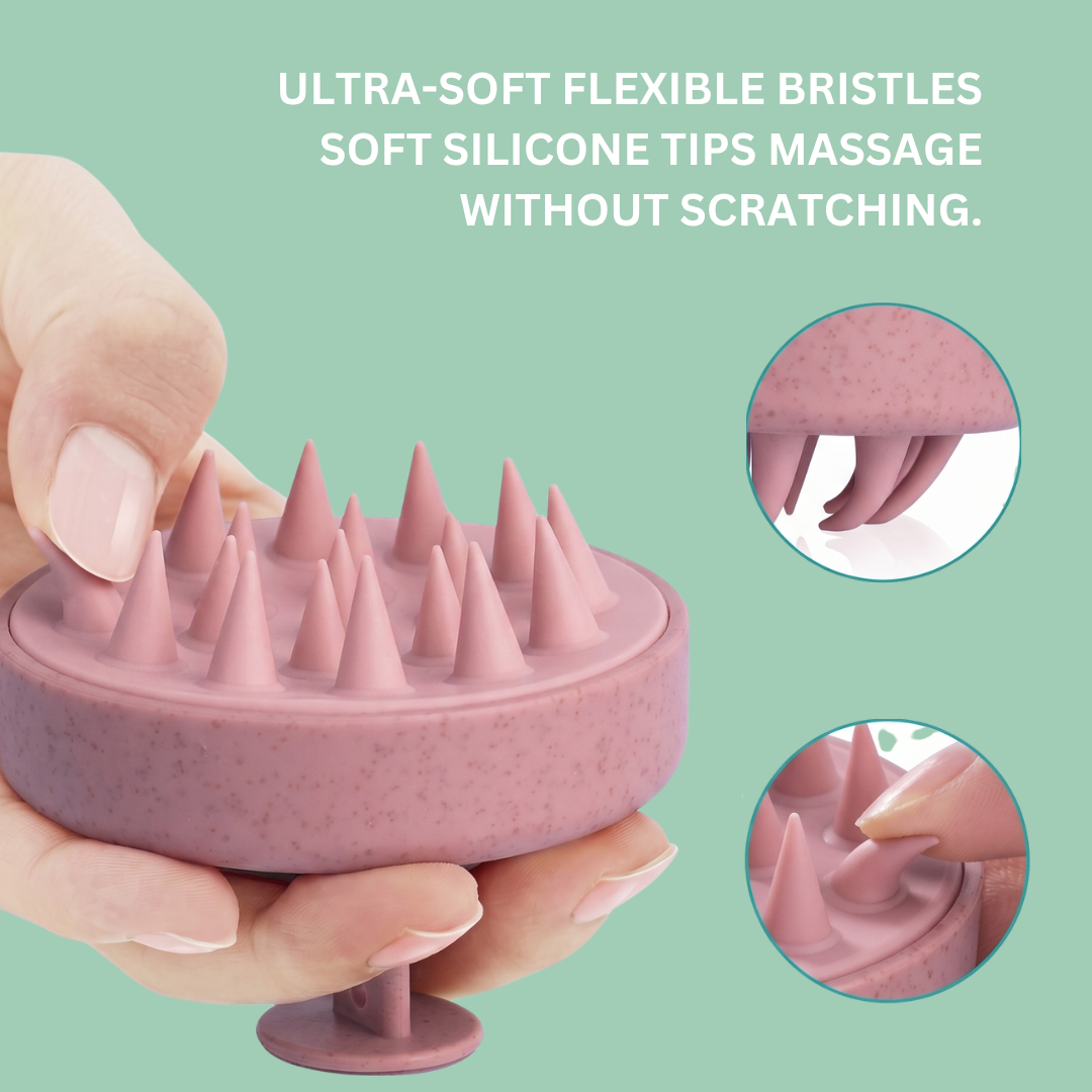 Soft Eco Scalp Massager | Scalp Massager for Hair Growth | Gentle Brush to Boost Circulation &amp; Regrowth