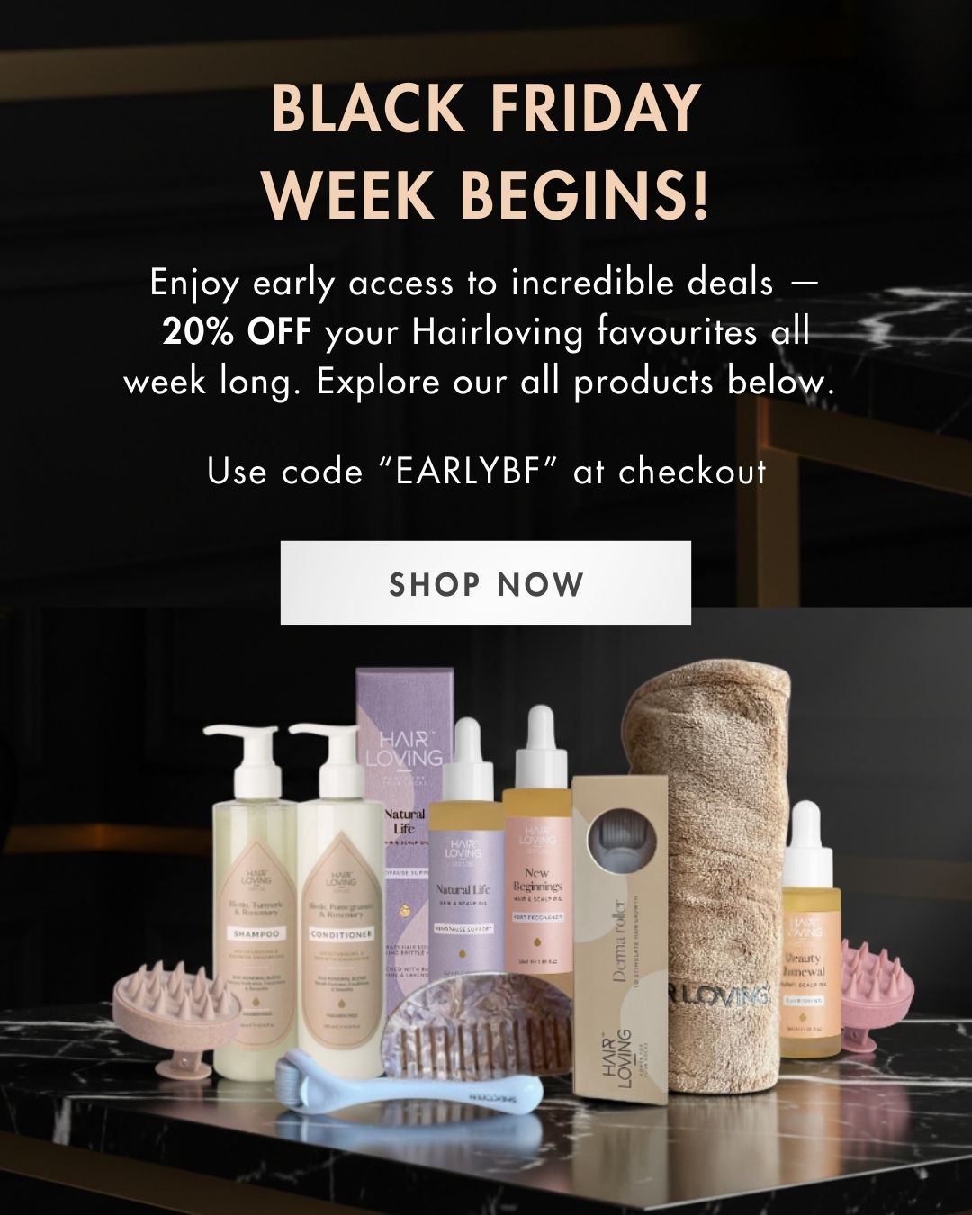 Black Friday sale hairloving