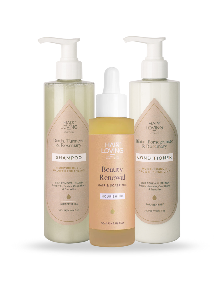 Silk Renewal Shampoo + Conditioner + Beauty Renewal Hair & Scalp Oil Combo Pack
