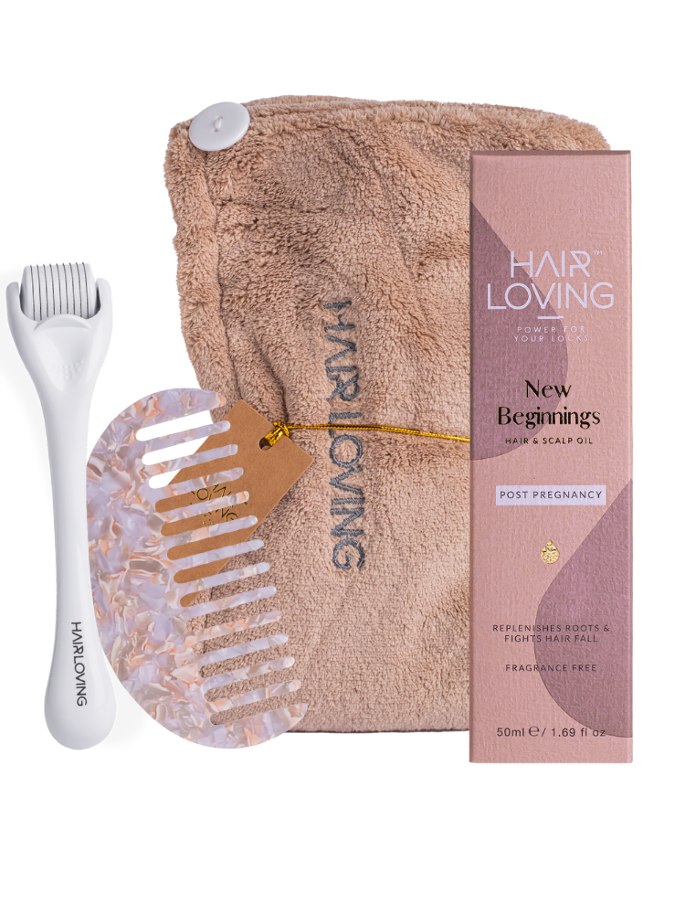 Deluxe Postpartum Hair Pamper Box – Regrow & Strengthen After Pregnancy