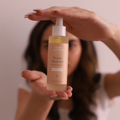 Beauty Renewal Hair Oil (30ml) and Scalp Massager Bundle