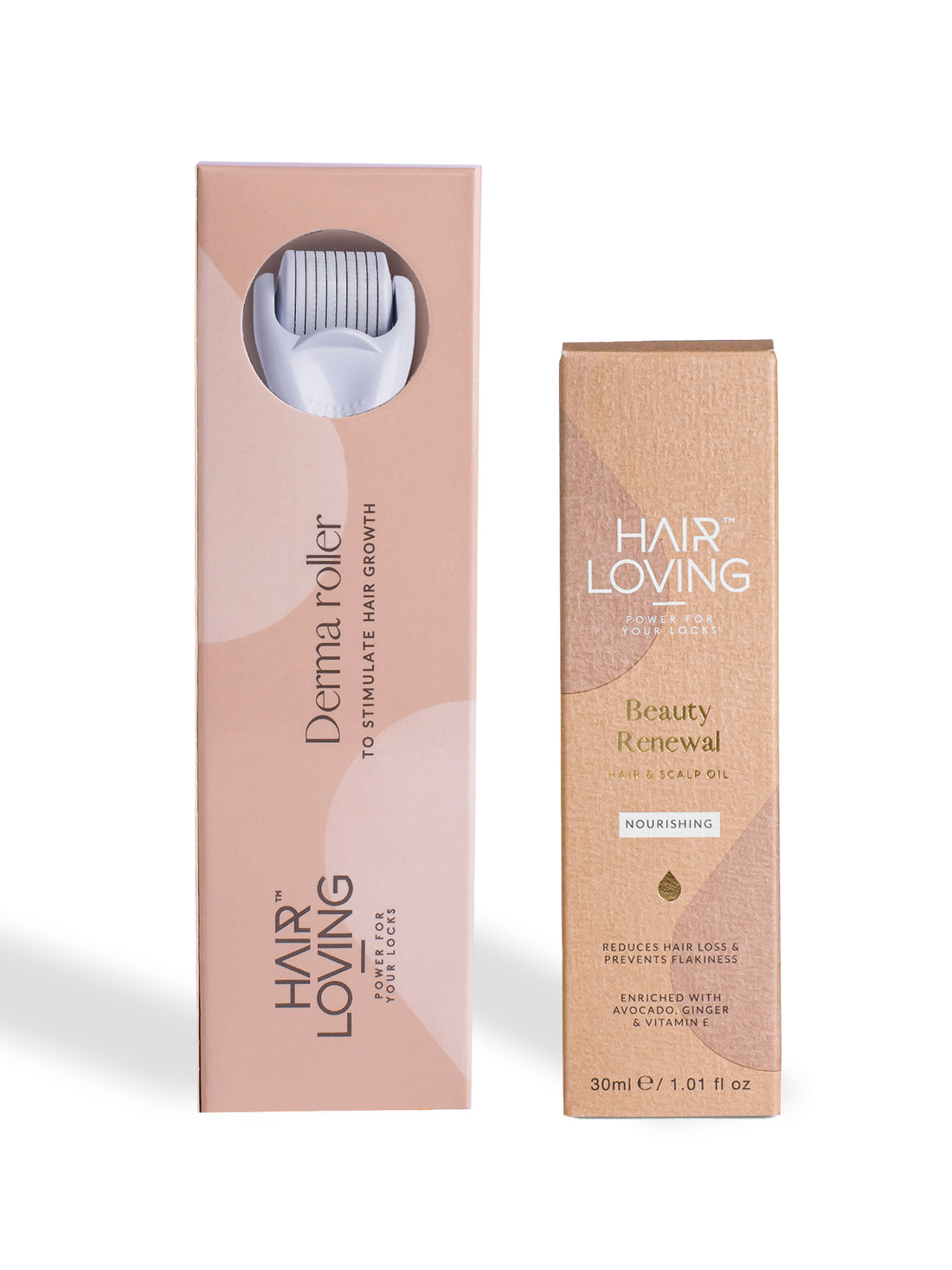 beauty renewal and derma roller combo for hair growth treatment for all hair types